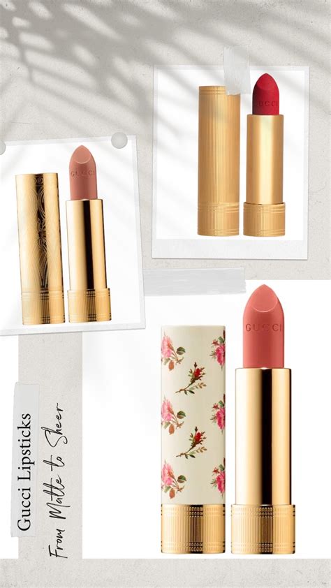 gucci lip stick|best Gucci lipstick shades.